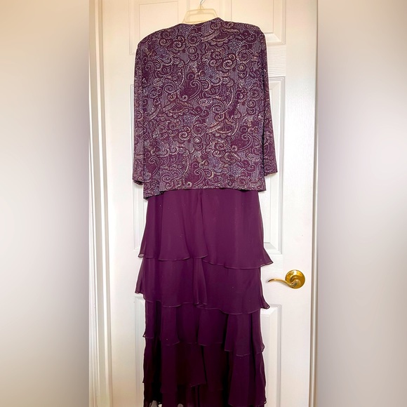 Alex Beaded Evenings Dress with Jacket - Picture 3 of 5